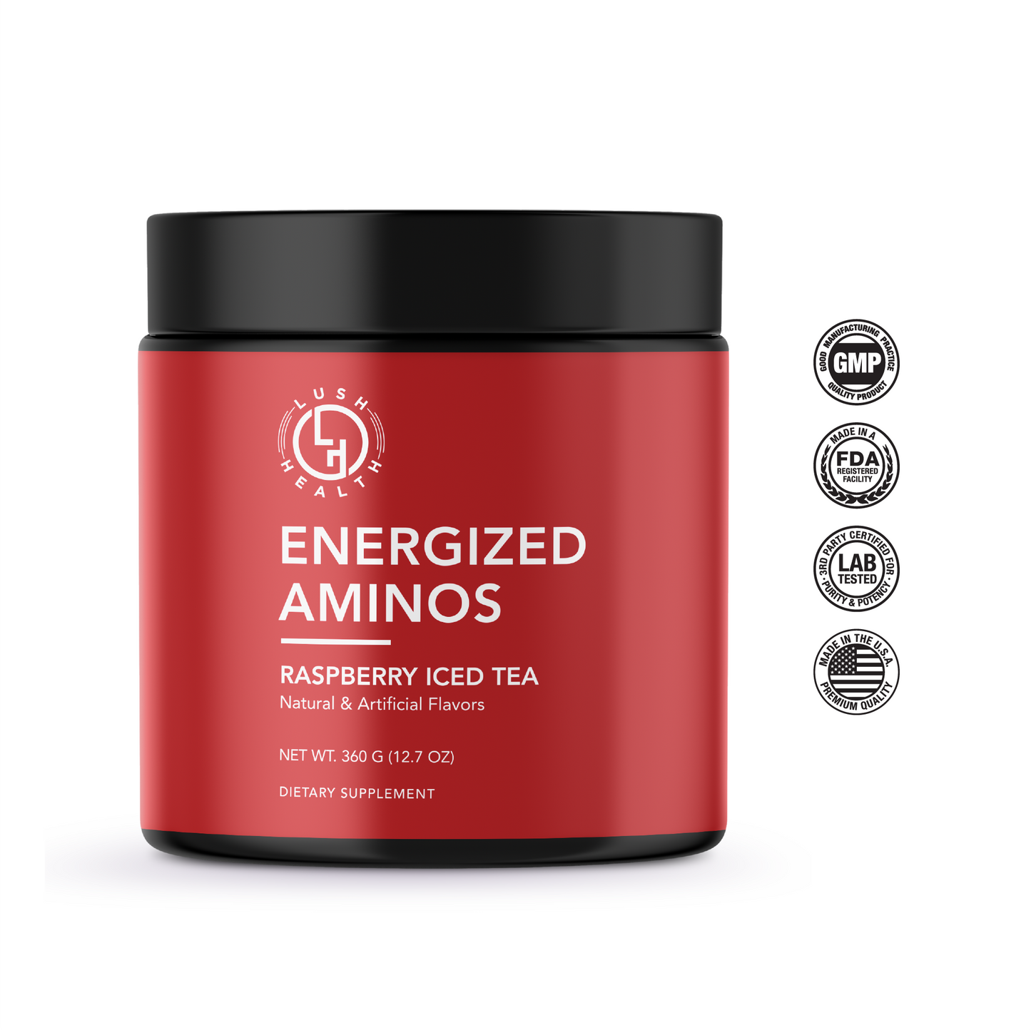 Energized Aminos | Raspberry Iced Tea