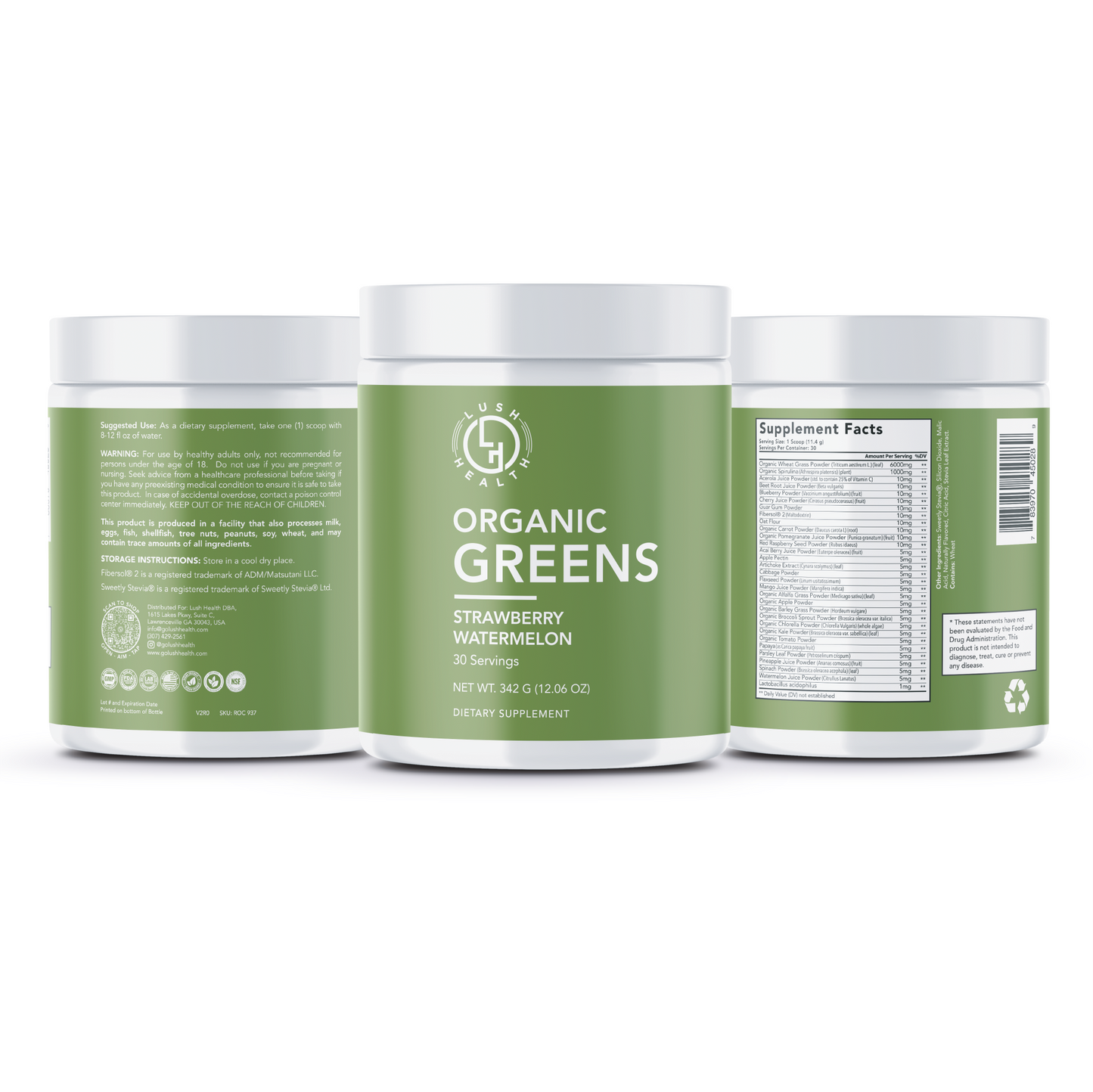 Organic Greens | Strawberry Watermelon