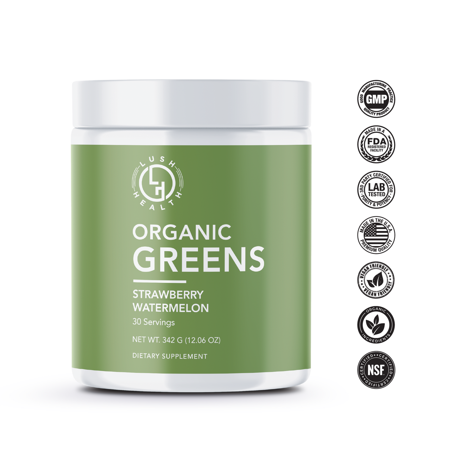 Organic Greens | Strawberry Watermelon